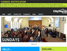 Tablet Screenshot of citychurchdundee.org